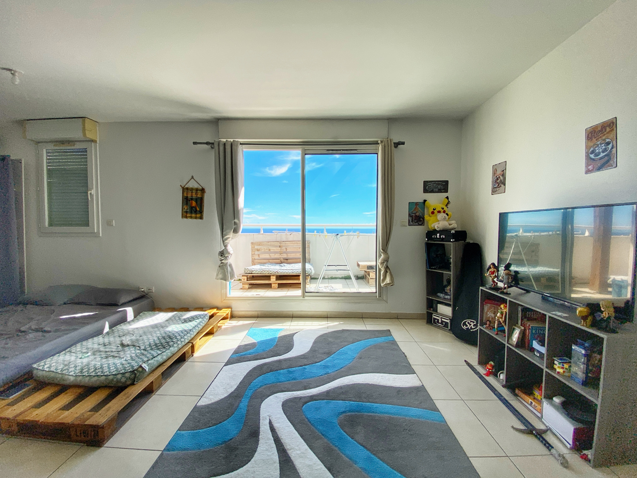 STE CLOTILDE - GRAND STUDIO 31m2 avec vue mer et varangue