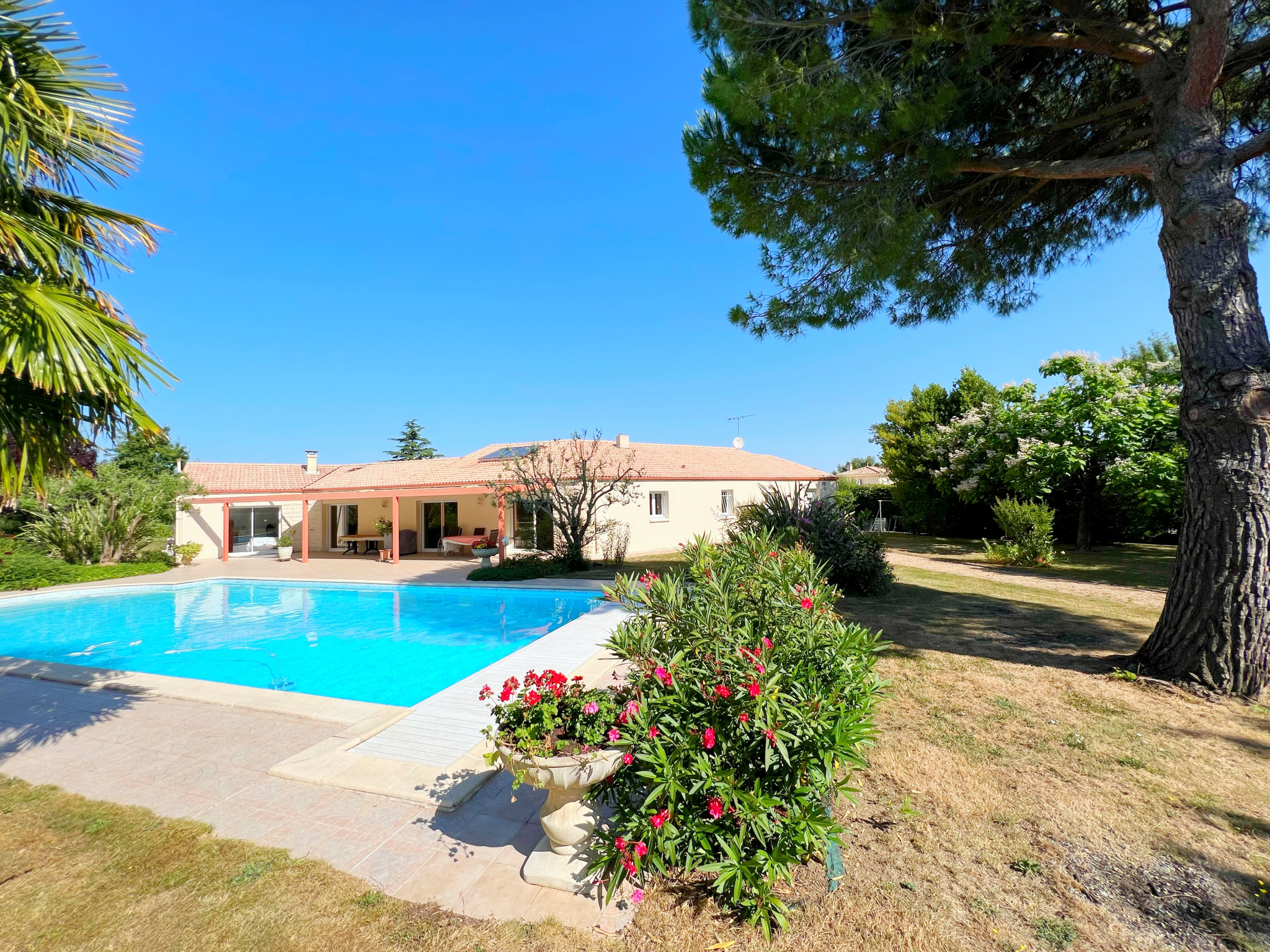 FORS - MAISON DE PLAIN-PIED T5 AVEC PISCINE - terrain divisible