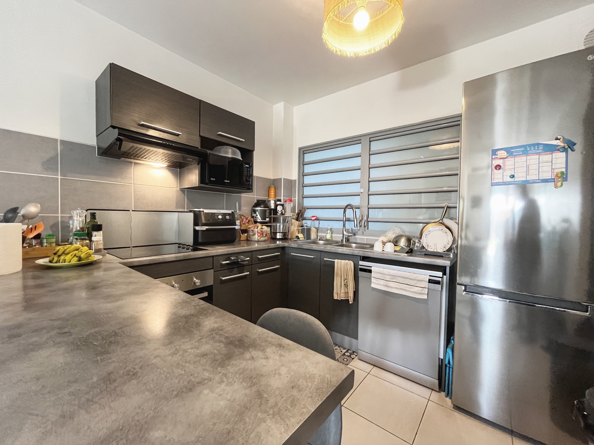 SAINTE MARIE (BEAU SÉJOUR) - APPARTEMENT T3 AVEC JARDIN VUE MER ET MONTAGNE