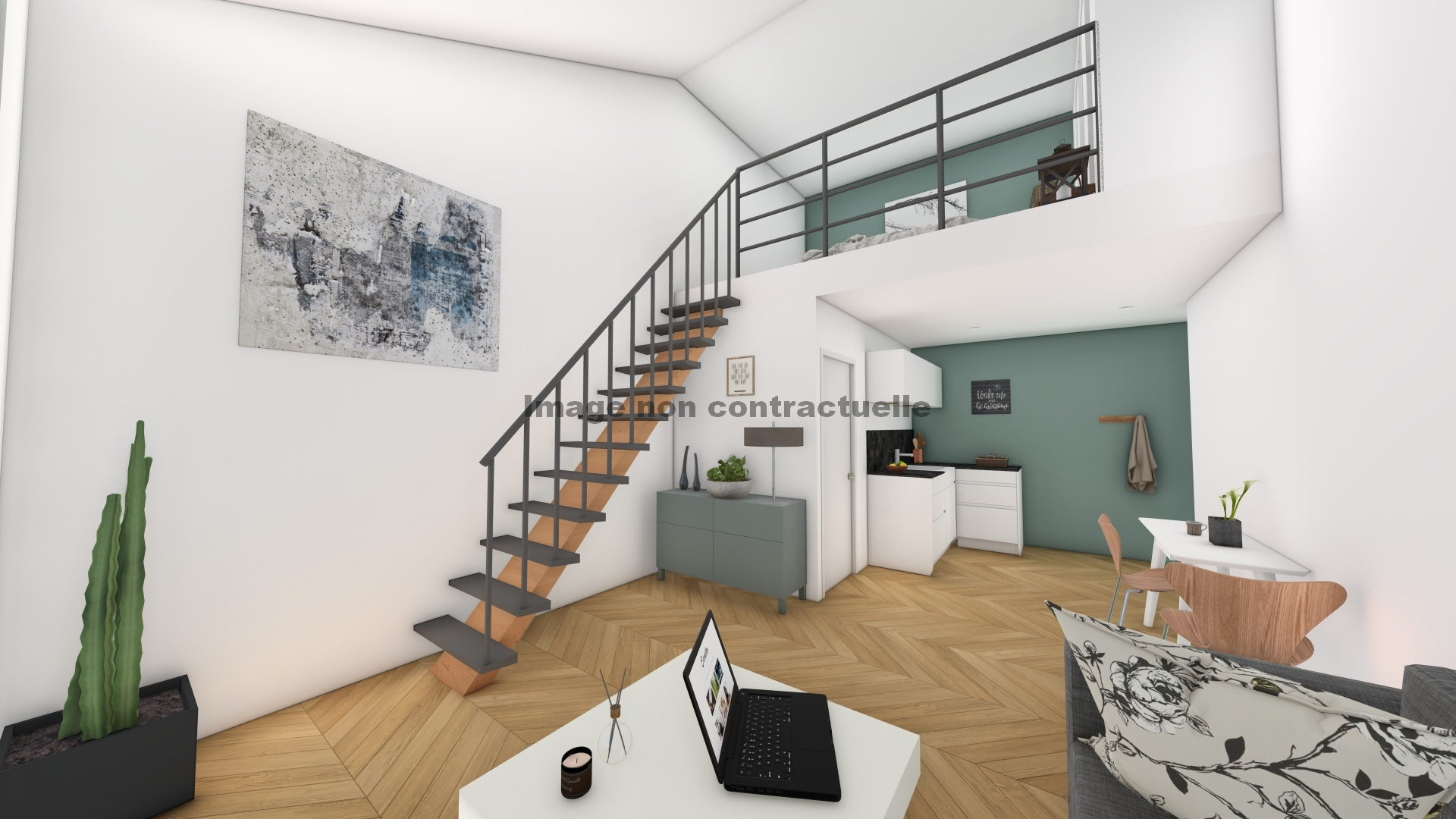 NIORT (HYPER CENTRE) - T1 BIS NEUF AVENUE VERDUN - IMMEUBLE EN PIERRE CLASSÉ